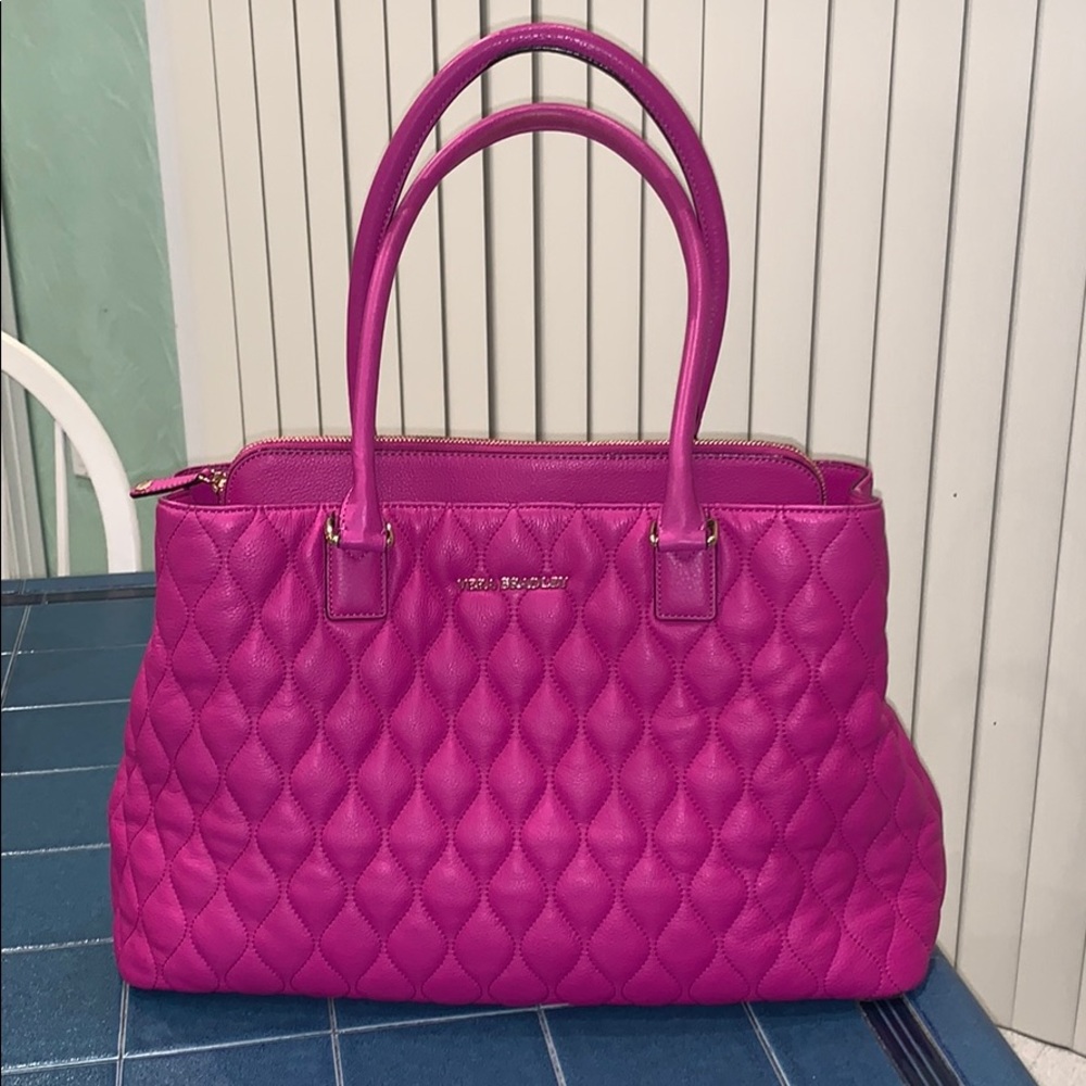 Leather Quilted Emma Tote